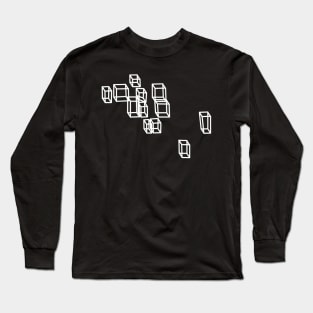 Floating Boxes Graphic Long Sleeve T-Shirt